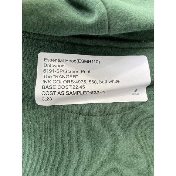 League 91 Sun Valley Sweatshirt Hoodie Kids Medium Driftwood Outdoor Comfort NEW - Picture 3 of 7